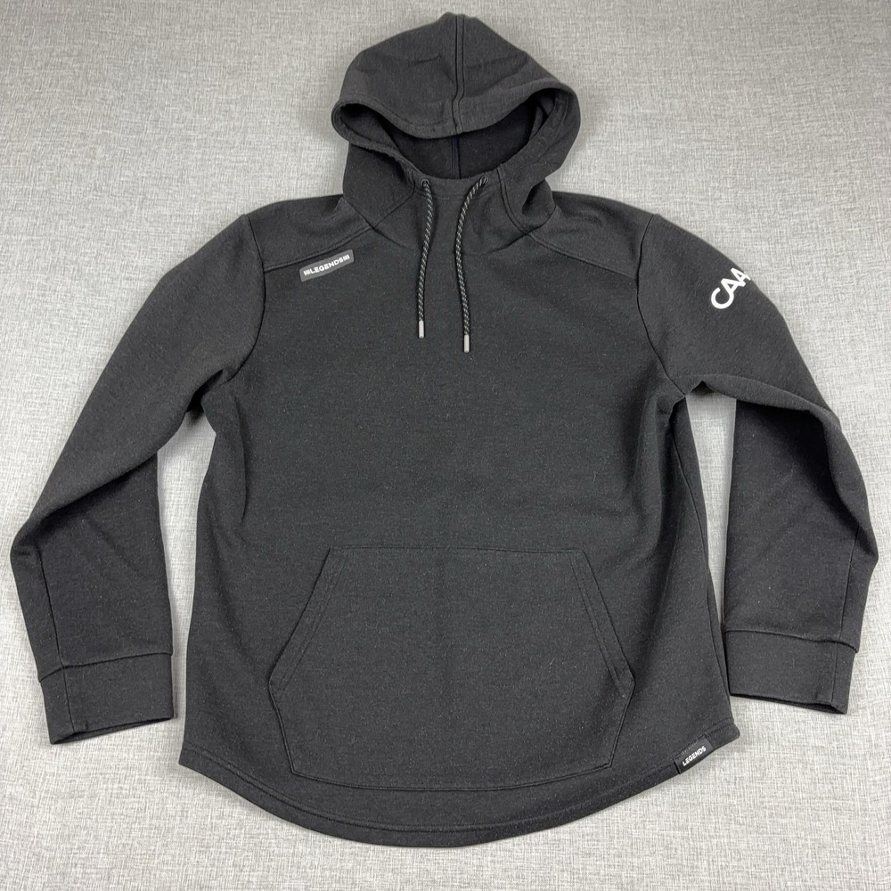 Legends Hawthorne Tech Hoodie Mens L Gray Pullover CAA Hockey Stretch Performanc